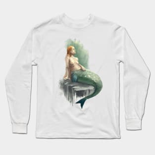 Plumpy mermaid Long Sleeve T-Shirt